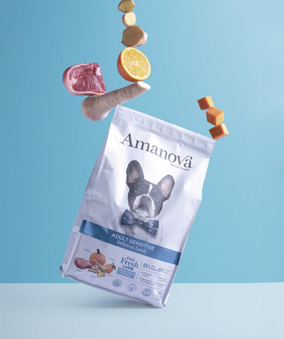 Ushqim për qen, Amanova Lamb, Sensitive, 2 kg