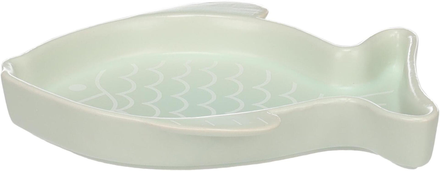 Enë qeramike për mace, Fishie Green, 200 ml