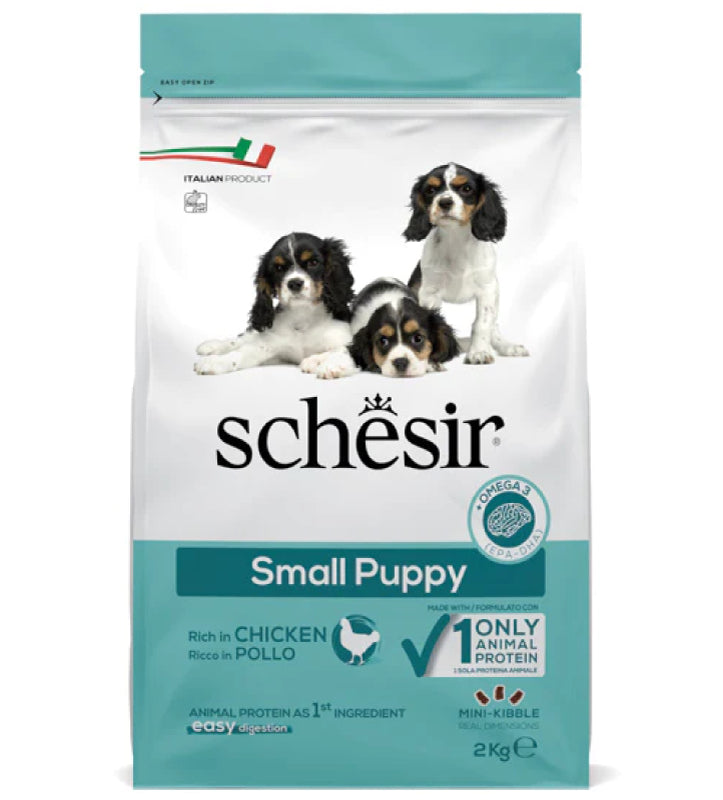 Ushqim për këlysh, me mish pule, Small & Mini, 2 kg,