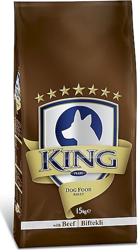Ushqim për qen adult, King, 15 kg