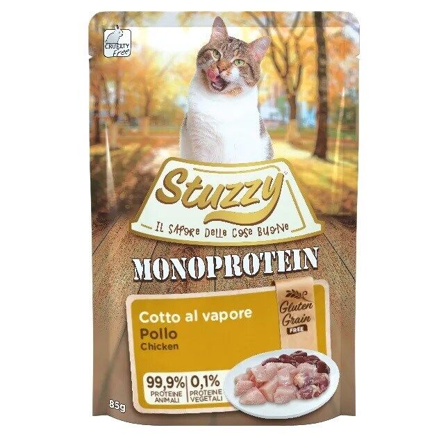 Ushqim i lëngëshëm për mace, Stuzzy monoprotein chicken, 85 gr.