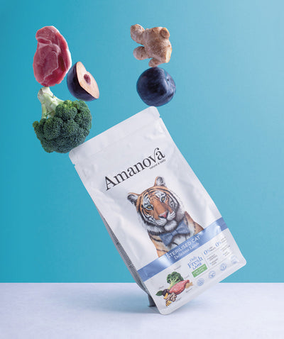 Ushqim për mace, Amanova Adult Cat, Sterilised, Delicious Lamb, 1.5 kg