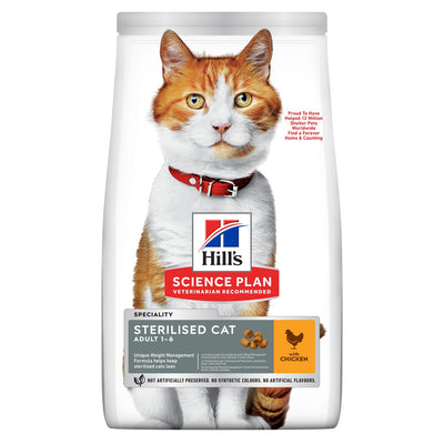 Hill's Science Plan , Ushqim për mace të sterilizuara, 1.5 kg