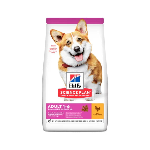 Hill's Science Plan Small&Mini, Ushqim me pulë për Qen, 6 kg
