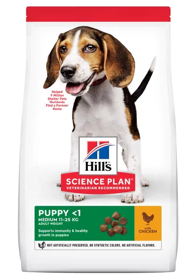 Hill's Science Plan, Ushqim me pulë për qen të racës medium, 2.5 kg