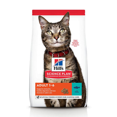 Ushqim i thatë për mace adulte, Hills, me tuna, 1.5 kg