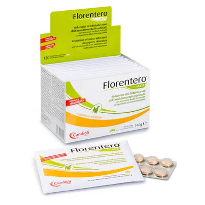 Probiotikë & Prebiotikë  për mace dhe qen, Florentero Act, 10 tab, Candioli