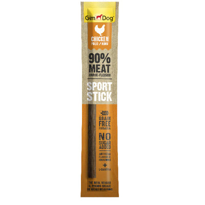 Shpërblime për qen, GimDog Sport Stick, Chicken, 12 gr.