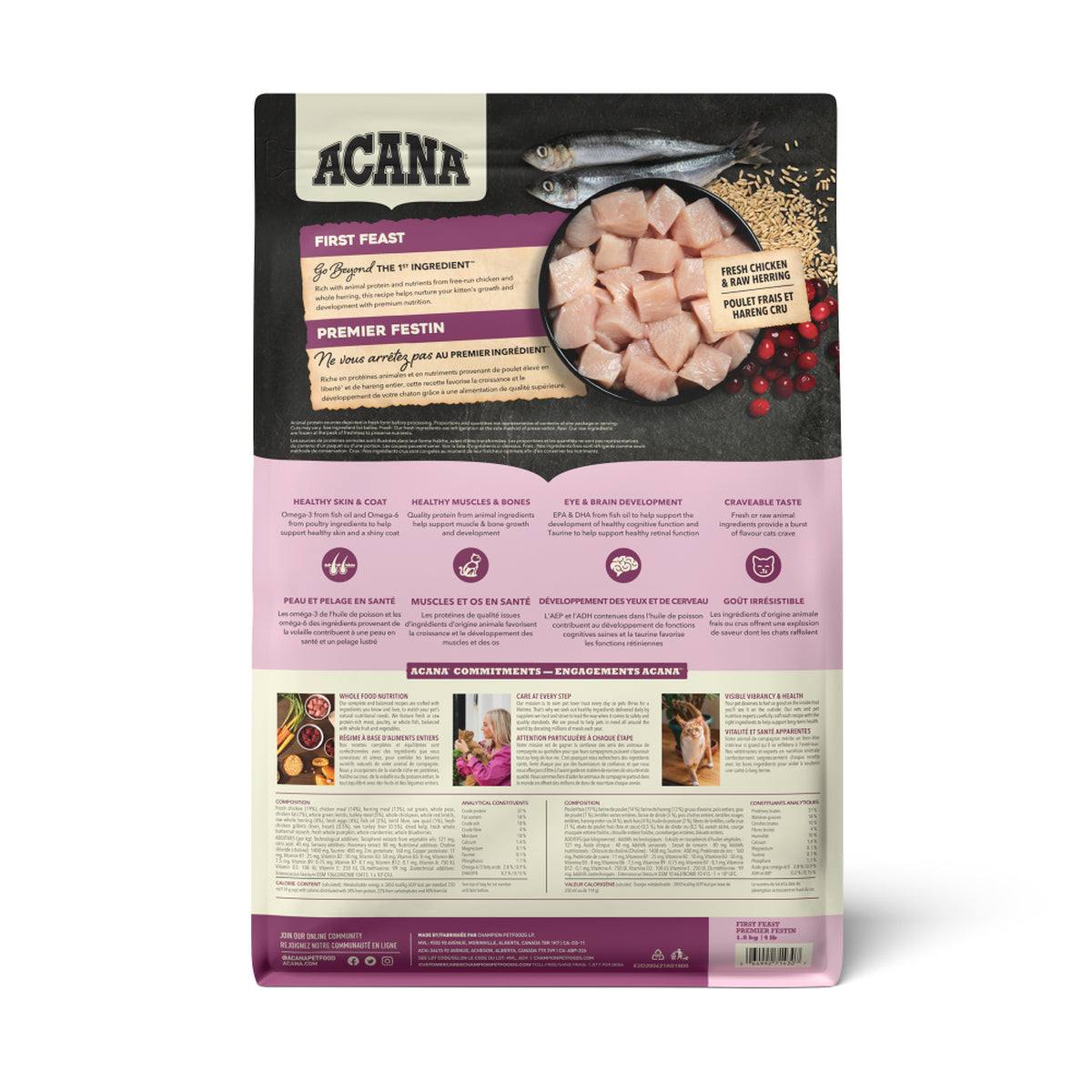 Ushqim për kotele, Acana Cat Frist Feast, 1.8 kg