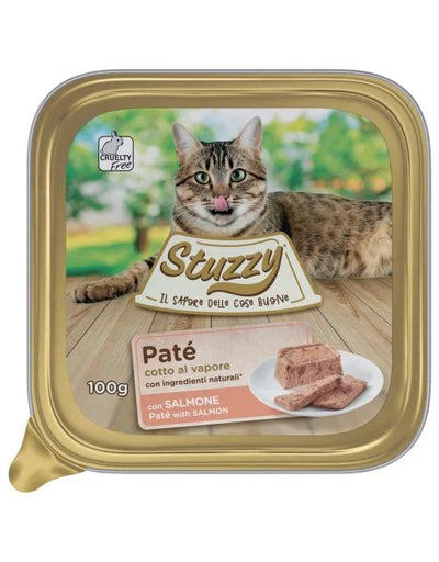 Ushqim i lëngëshëm për mace , Stuzzy Pate Salmon, 100 gr.