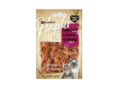 Copeza mish rose per mace, Hapki Duck Strips Dried, 50g