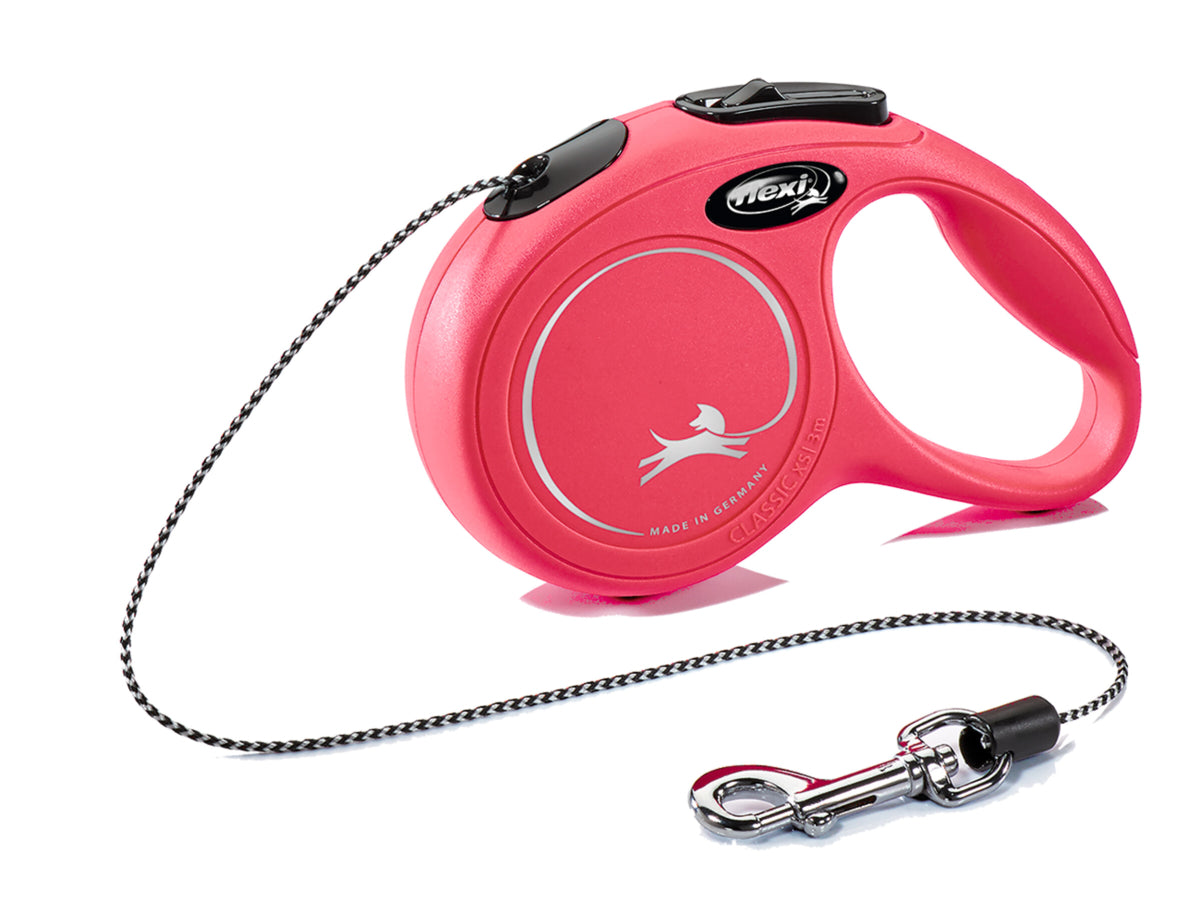 Litar për qen, Flexi XS Classic, Cord, Red, 3m.
