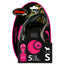 Litar për qen, Flexi S  Neon Pink, Tape, 5m.