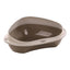 Tualet për mace, CAT LITTER BOX CORNER SADIO ASSORTMENT S 49,5x39,5x17CM