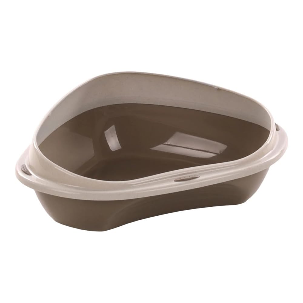 Tualet për mace, CAT LITTER BOX CORNER SADIO ASSORTMENT S 49,5x39,5x17CM