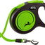 Litar për qen, Flexi M  Neon Green, Tape, 5m.