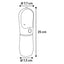 Shishe uji portative, Portable Water Dispenser, 7,7x7,3x25CM flamingo