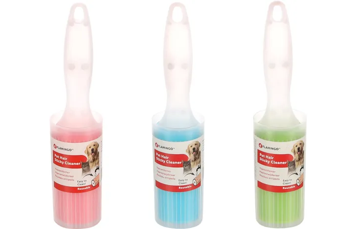 Largues i qimeve, Hair Remover Roller,23cm L x 5.3cm W x 5.3cm H, Flamingo, 1 pcs