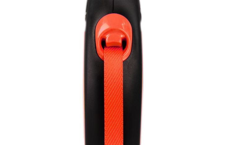 Litar për qen, Flexi S  Neon Orange, Tape, 5m.