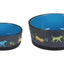 Enë qeramike, DOG CORI CERAMIC BLUE ROUND ANTISLIP 500ML 14x5,5CM