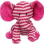 Lodër pelushi për qen,  Azor Elephant Pink, 28cm L x 20cm W x 28cm H
