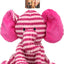 Lodër pelushi për qen,  Azor Elephant Pink, 28cm L x 20cm W x 28cm H