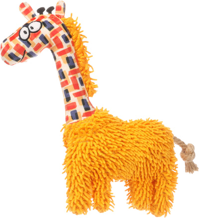Lodër për qen, Saffia Giraffe with rope, 21 x 30 cm, Flamingo