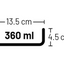Enë qeramike për mace, Nala Round, 360 ml