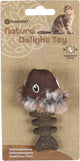 Lodër për mace me catnip, Toy Natura Delight Fish Bone, Flamingo