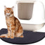 Shtrese për tualet, Litter Tray Mat Matz Black, 65x40