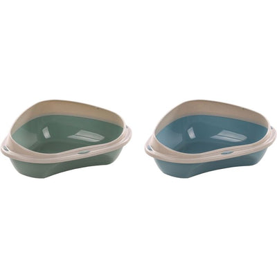 Tualet për mace, CAT LITTER BOX CORNER SADIO ASSORTMENT S 49,5x39,5x17CM