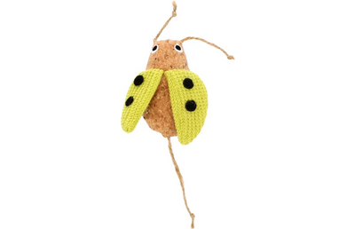 Lodër për mace, me catnip, Lemmo Ladybug Green, Flamingo