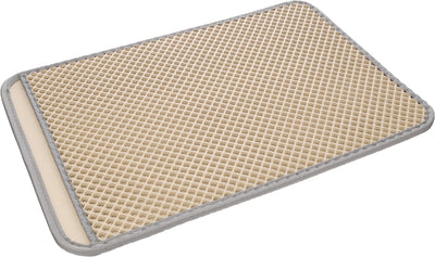 Shtrese për tualet, Litter Tray Mat Matz Beige, 61 x 41 x 1.3 cm