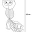 Lodër me catnip për mace, Toy Strellow Owl Yellow, Flamingo
