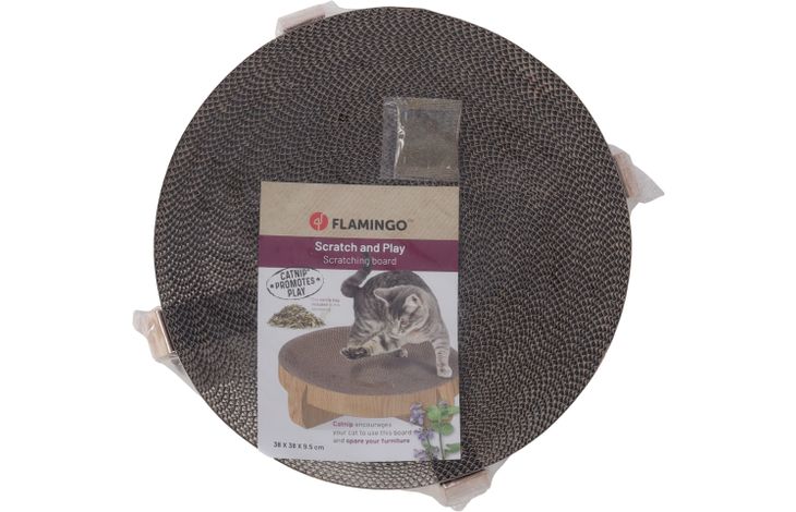 Lodër për mace, SCRATCHING BOARD LICO BROWN 38x38x9,5CM