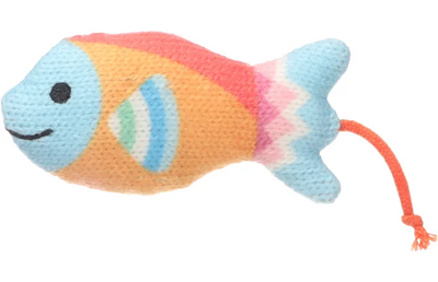 Lodër me catnip për mace, Toy Nitz Fish, Flamingo