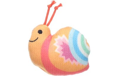 Lodër me catnip për mace, Toy Nitz Snail, Flamingo