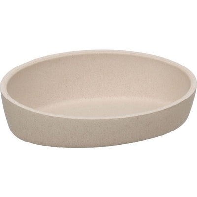 Enë ushqimi dhe uji për mace, Flamingo, KAUNIS OVAL BEIGE 16CM 270ML
