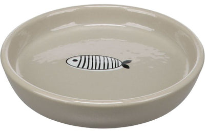 Enë ushqimi dhe uji për mace,  FISHA ROUND TAUPE 15,5CM 250ML