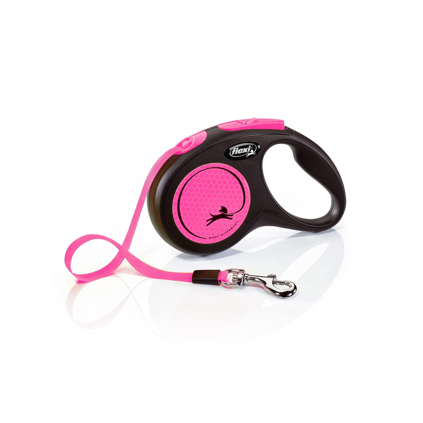 Litar për qen, Flexi S  Neon Pink, Tape, 5m.