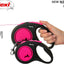Litar për qen, Flexi M  Neon Pink, Tape, 5m.