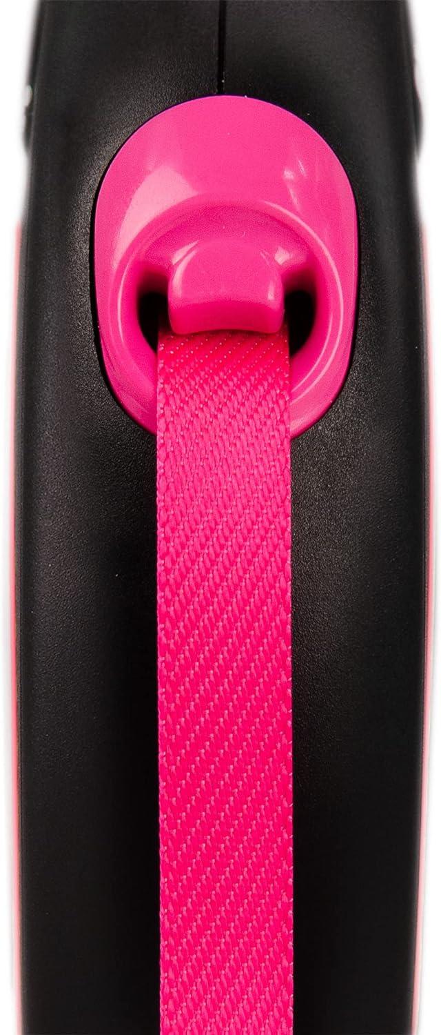 Litar për qen, Flexi S  Neon Pink, Tape, 5m.