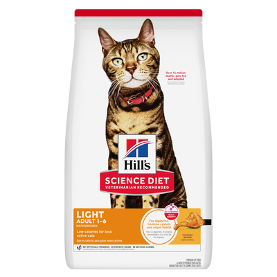 Ushqim për mace adult, Hills Adult Light, 1.5 kg
