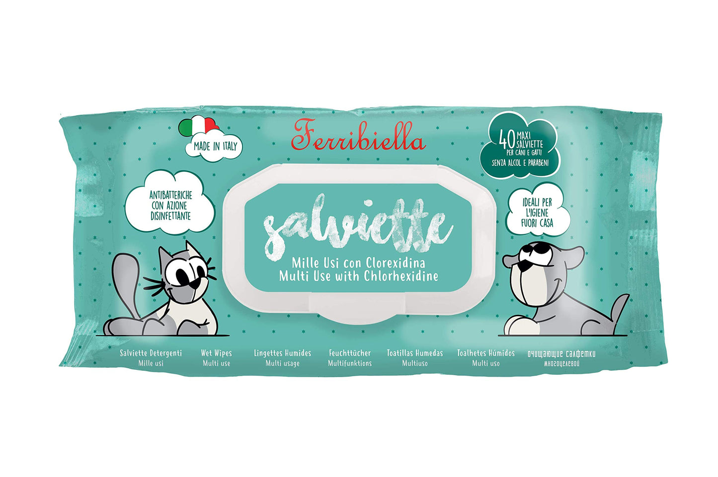 Pecetë e lagur,  MILLEUSI 40PCS Ferribiella.