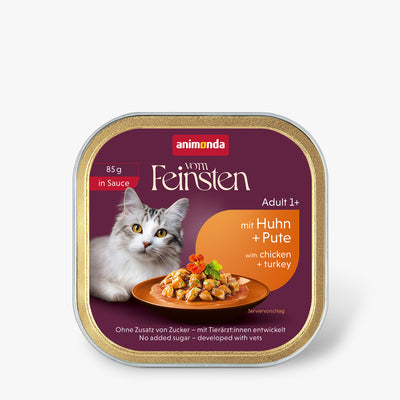 Ushqim i lëngëshëm për mace, VF Cat Chicken+ Liver, 85 gr.