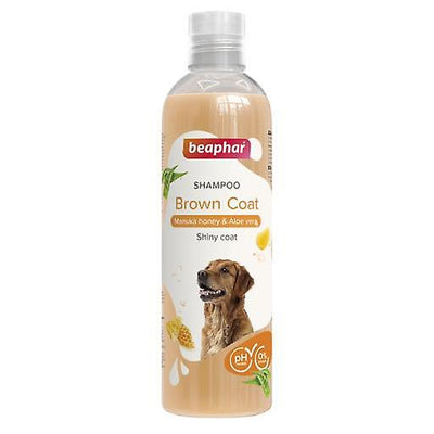 Shampo për qen me gëzof kafe, Brown Coat Beaphar, 250 ml.