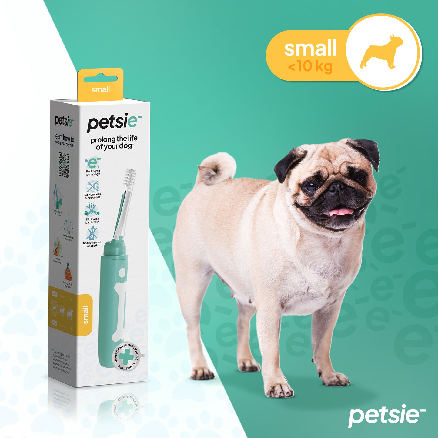 Brushë pastruese për dhëmbë, Petsie, S.