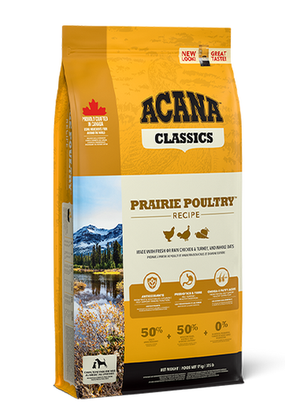 Ushqim për qen, Acana Classics Prairie Poultry