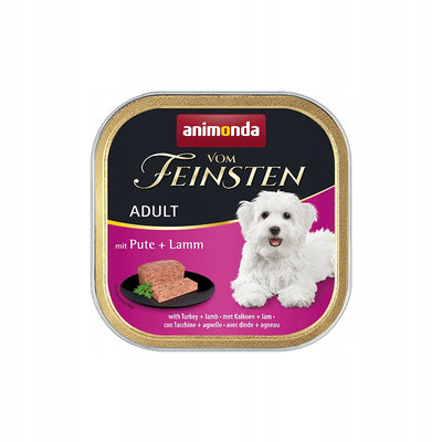 Ushqim i lëngëshëm për qen, Animonda Vom Feinsten, mish qure+ qingj, 150 gr.