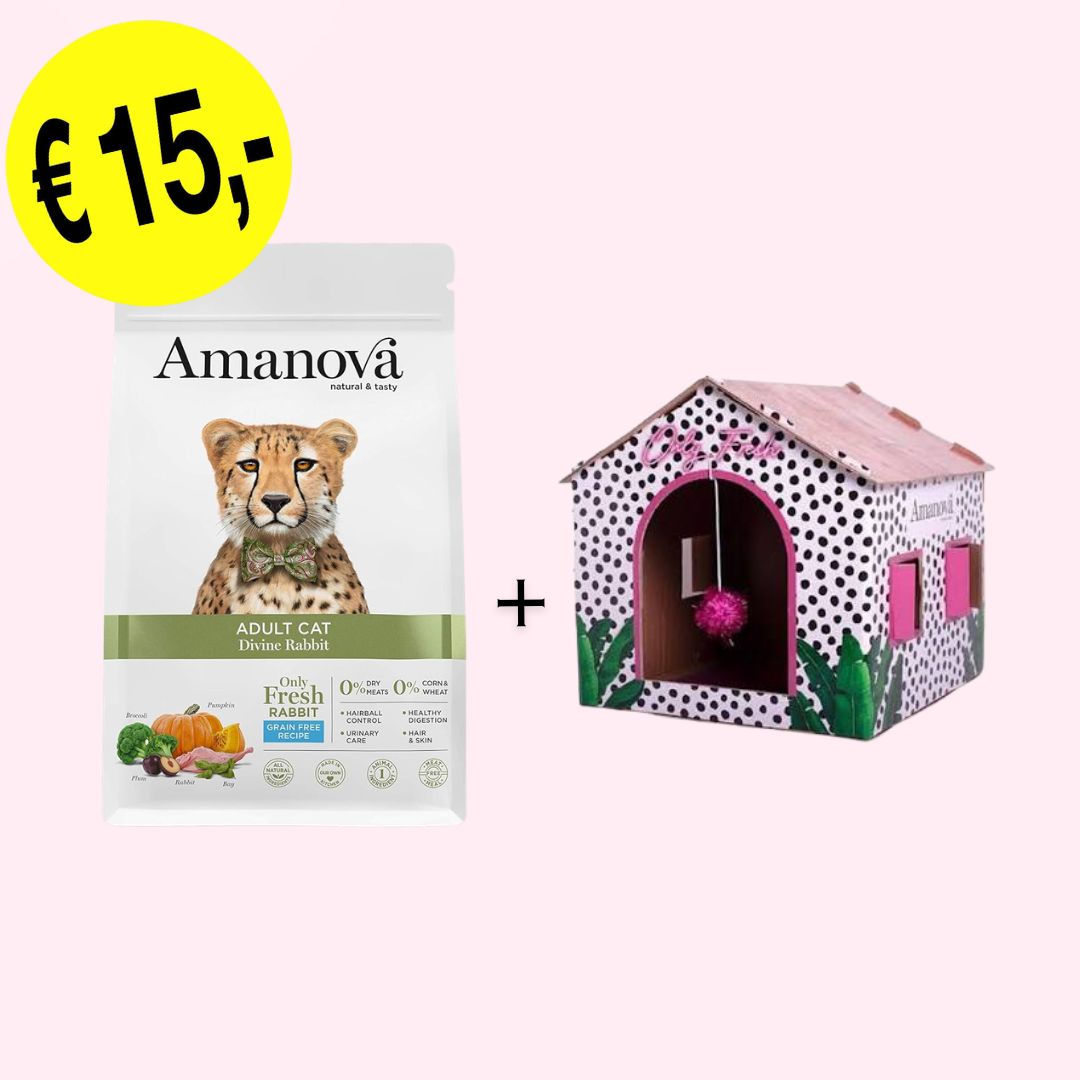 Amanova Rabbit Cat 1.5 + Amanova House Cat Scratcher (free)
